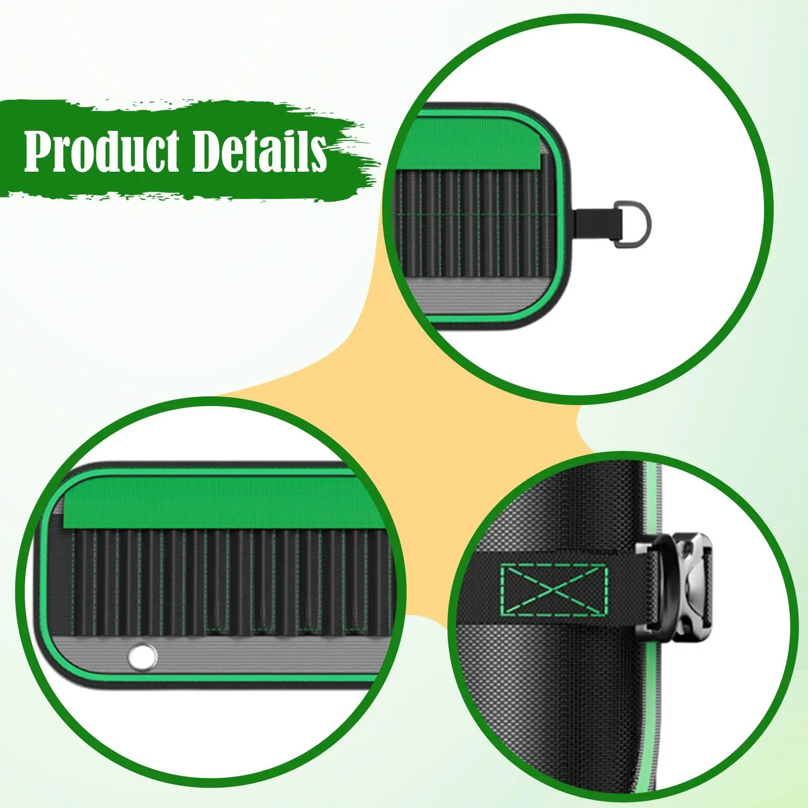 퀵 릴리즈 버클이 있는 드릴 비트 정리 가방, 공구 파우치, 롤업 보관 가방, 유틸리티 차고용 스크류드라이버 비트 보관 롤