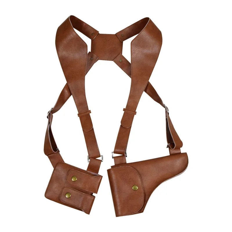 

Uncharted Nathan Drake Cosplay Costume Outfits Halloween Shoulder Holster Carnival Adult Suit Custome Made Adult