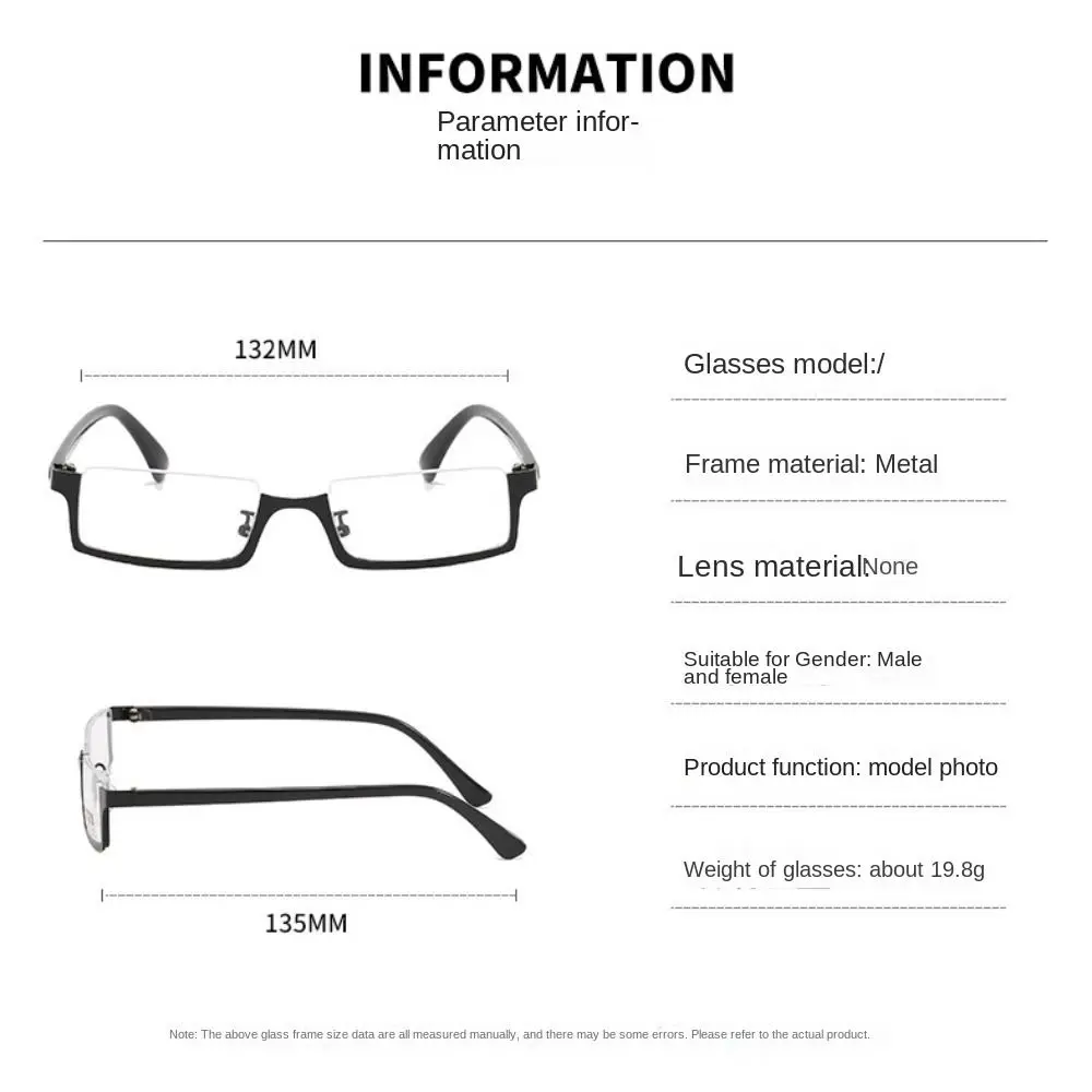 Portable Blue Ray Blocking Anti-Blue Light Glasses Ultralight Eye Protection Computer Goggles Metal Square Eyeglasses Men Women