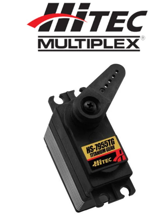 

HiTec multiplex HS-7955TG High Torque, Titanium Gear, Coreless Ultra Premium Servo 24KG/65g for RC aircraft cars monster truck