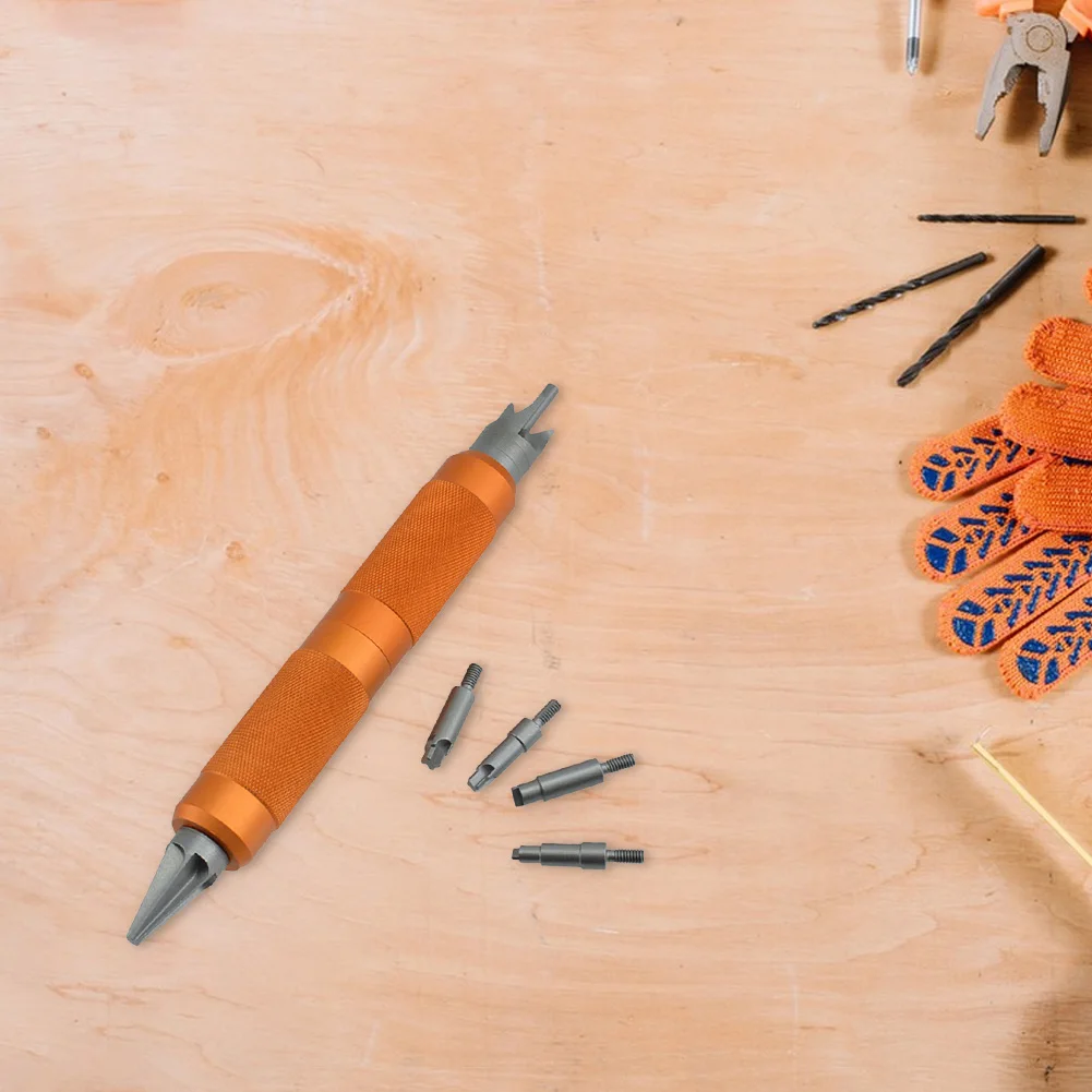 1 Pack Case Prep Multitool Case Chamfer Deburring Hand Tools Primer Pocket Reamers and Cleaners for Removing Crimps for Reloadin