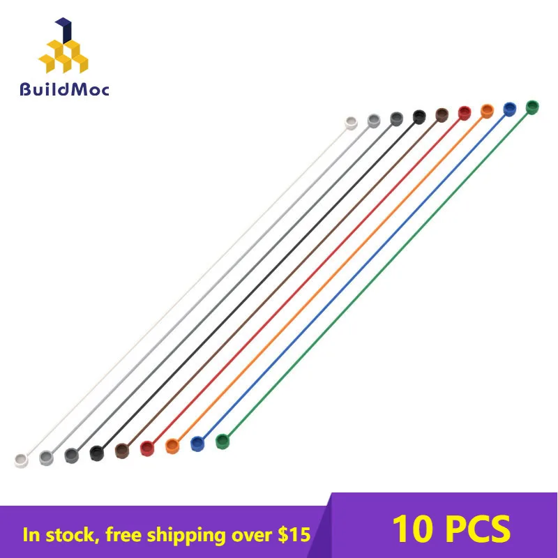 10 шт. MOC 63142 14225 1x30 струна с торцевыми гвоздиками 31 л Общие детали строительные