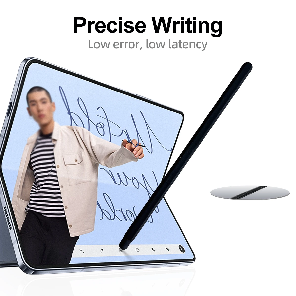 Enhanced Portable Electromagnetic Stylus with Integrated Pen Slot