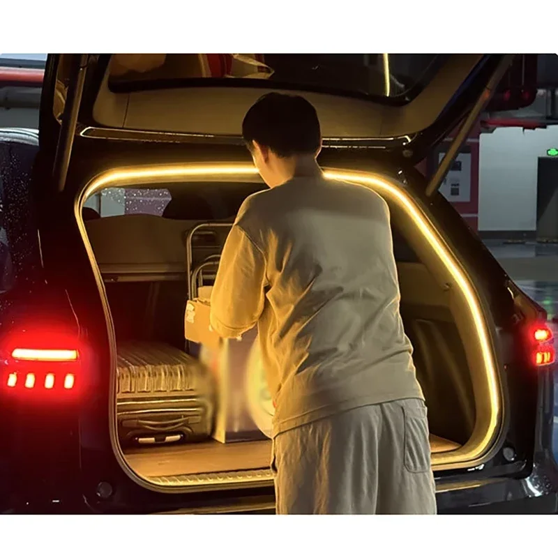 Für RENAULT Grand Koleos Hinten Stamm LED Licht Bar Streifen Stamm Innen Dekorative Lampe Streifen Automatische Gepäck Atmosphäre Licht – Detail 5