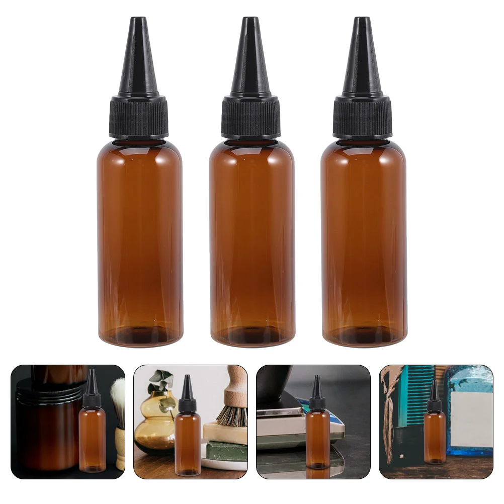 

12 Pcs Hair Dye Squeeze Bottle Oil Bottles Applicator Dispenser for Spike Cover