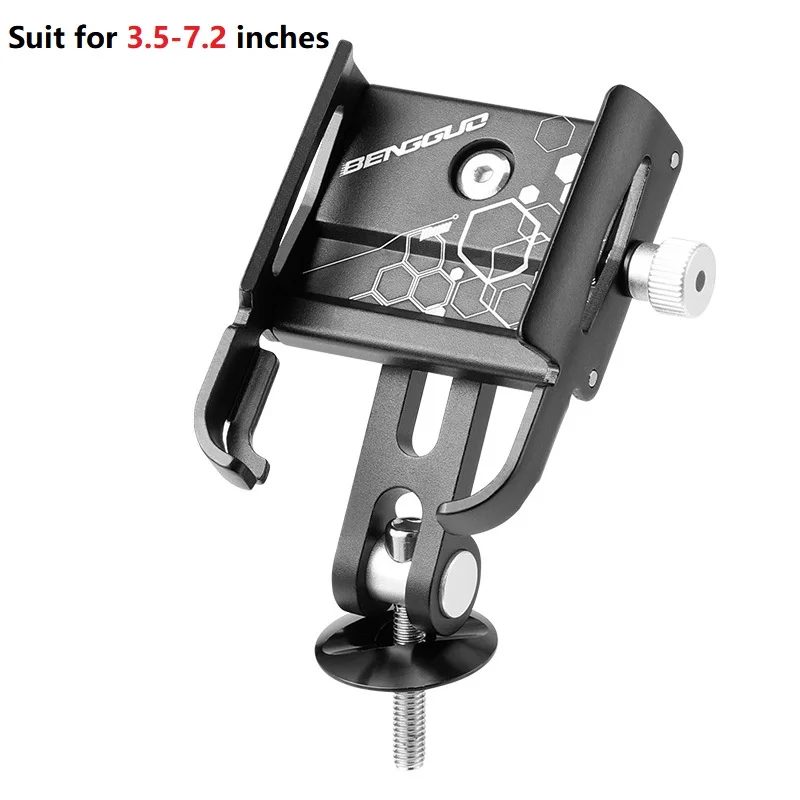 

Держатель для мобильного телефона из алюминиевого сплава мобильный телефон держатель кронштейн Регулируемая Установка аксессуары для велоспорта 3,5-7,2 дюйма