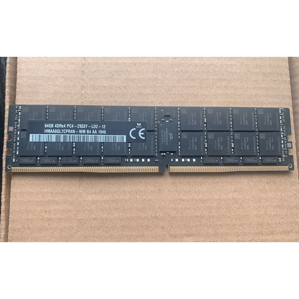 

1 Pcs For SK Hynix RAM 2933 64GB 64G 4DRX4 DDR4 ECC REG PC4-2933Y LRDIMM Memory HMAA8GL7CPR4N-WM