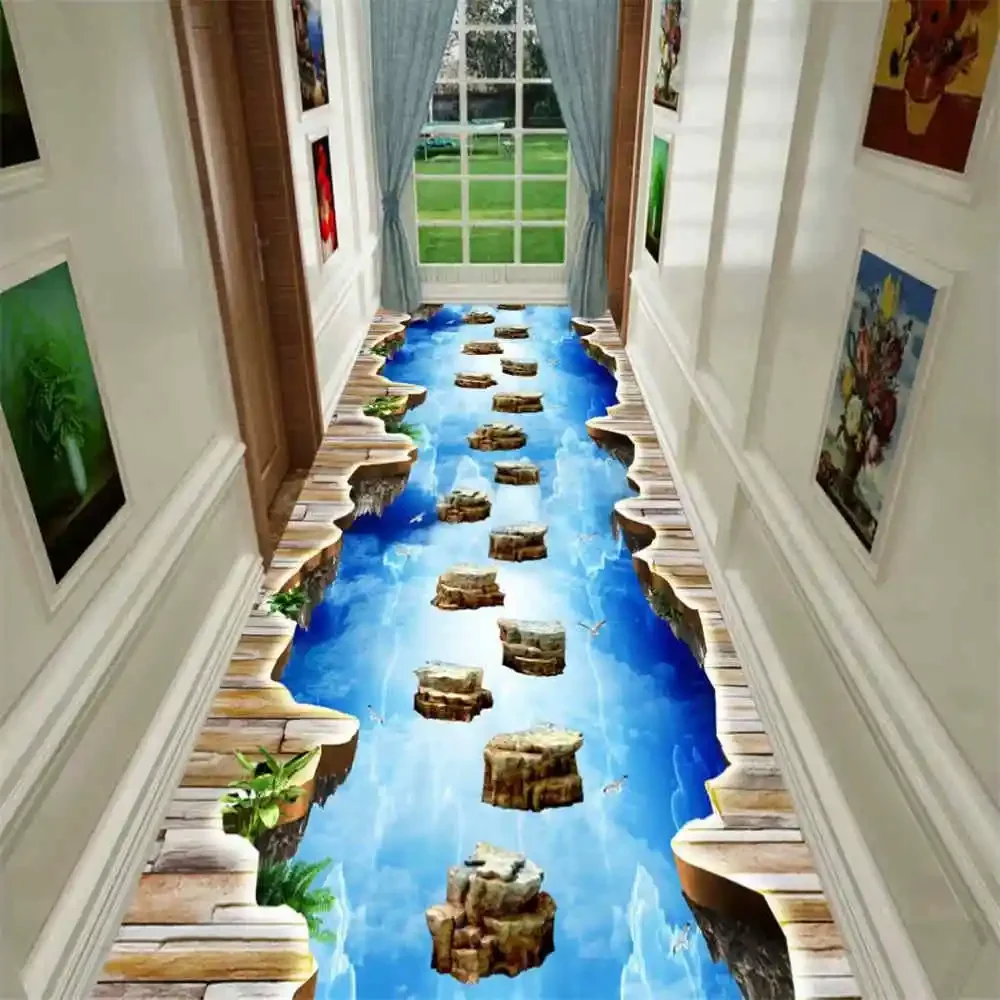 3D Fun Adventure Corridor Mat Bedroom Kitchen Kids Room Living Room Decorative Play Area Rug