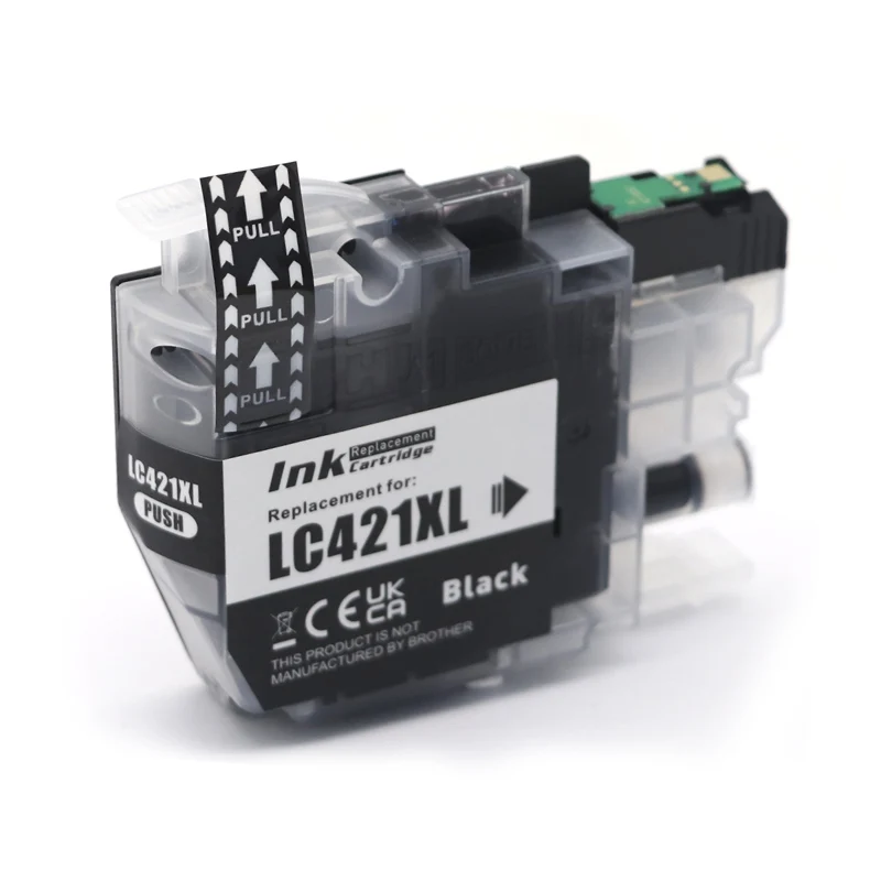 Cartucho de Tinta da Impressora de Alta Capacidade Compatível para Brother Dcp-j1050dw Mfc-j1010dw Lc421xl Lc421 421xl - Imagem 6
