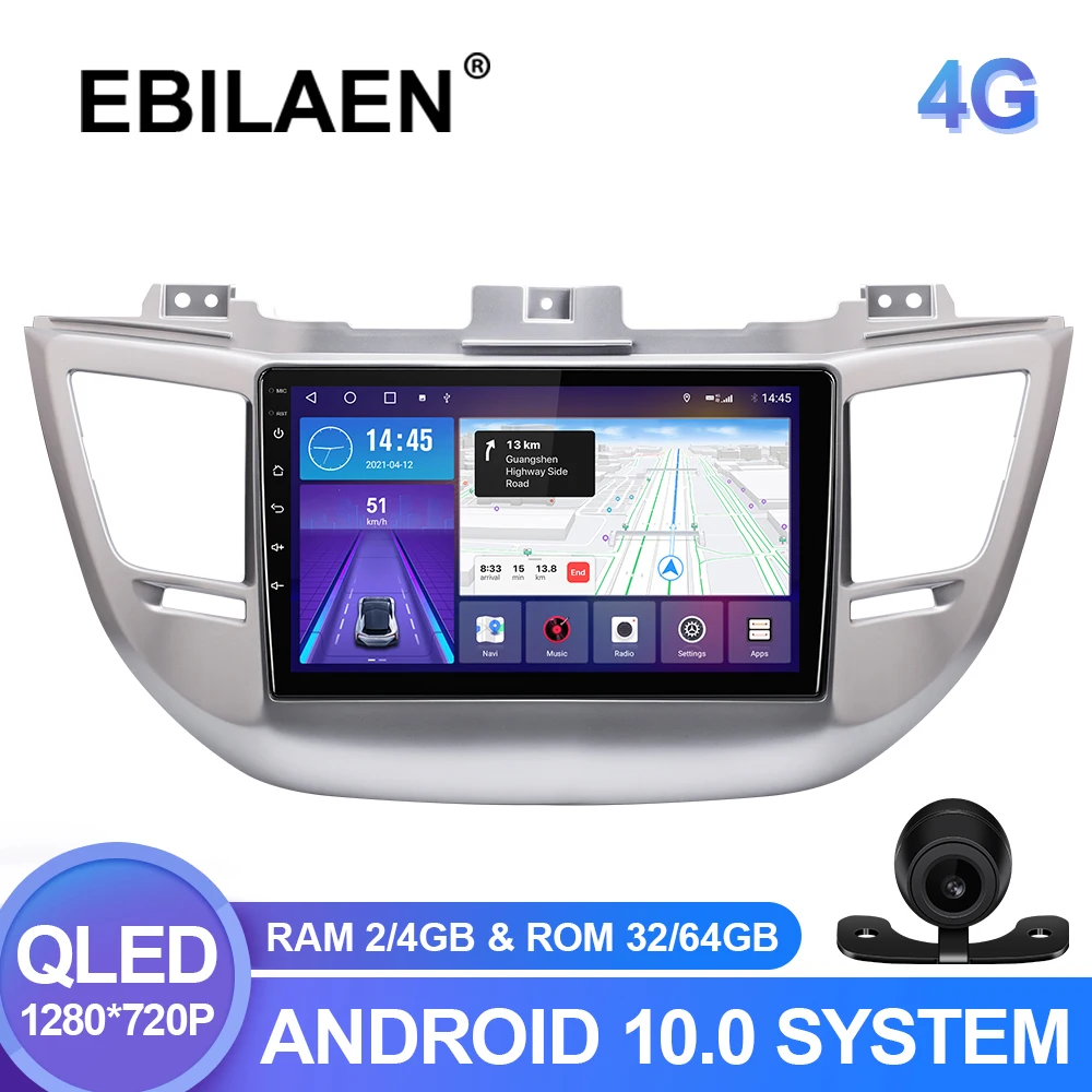 Автомобильный мультимедийный плеер на Android 10 0 для Hyundai Tucson IX35 2015 2016 2017 2018