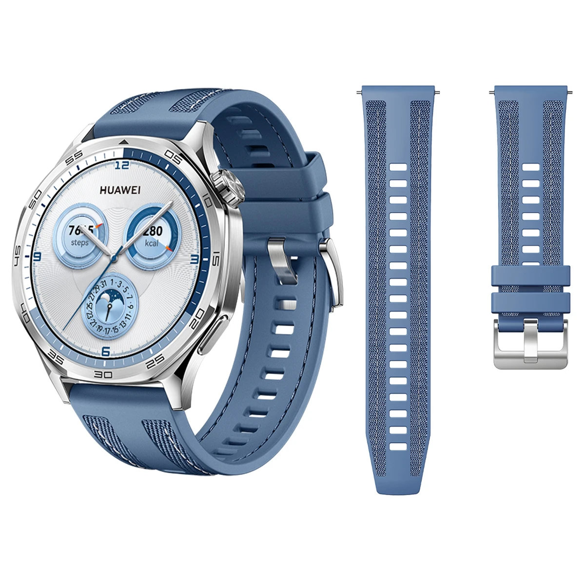 Premium 22mm Composite Silicone Strap with Official Nylon Braided Design
