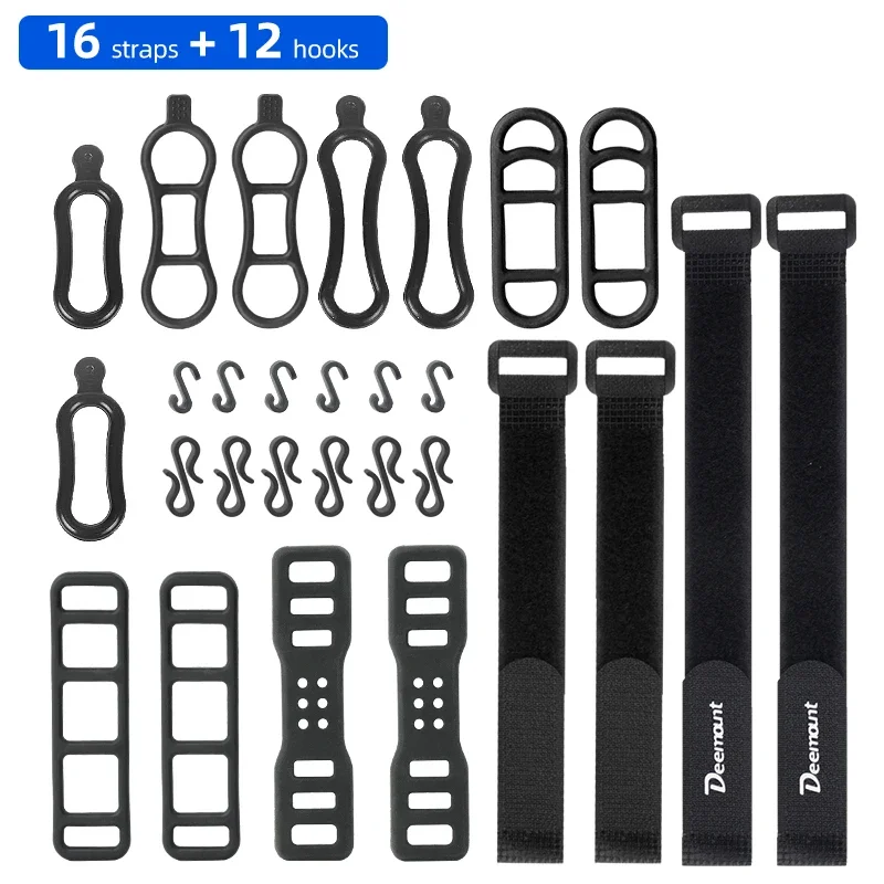 Versatile Bungee Gel Straps with Adjustable Stretch and Hook Loop Ties