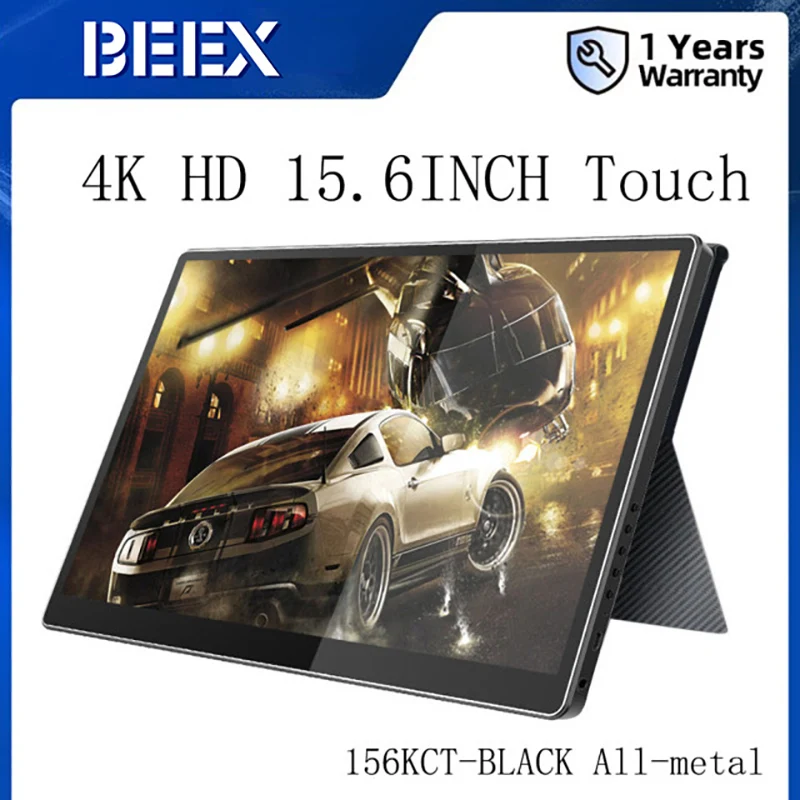 Портативный ПК-монитор BEEX сенсорный экран 15 6 дюйма 4K 1080P HD-экран PS4 SWITCH XBOX Typc-C /USB