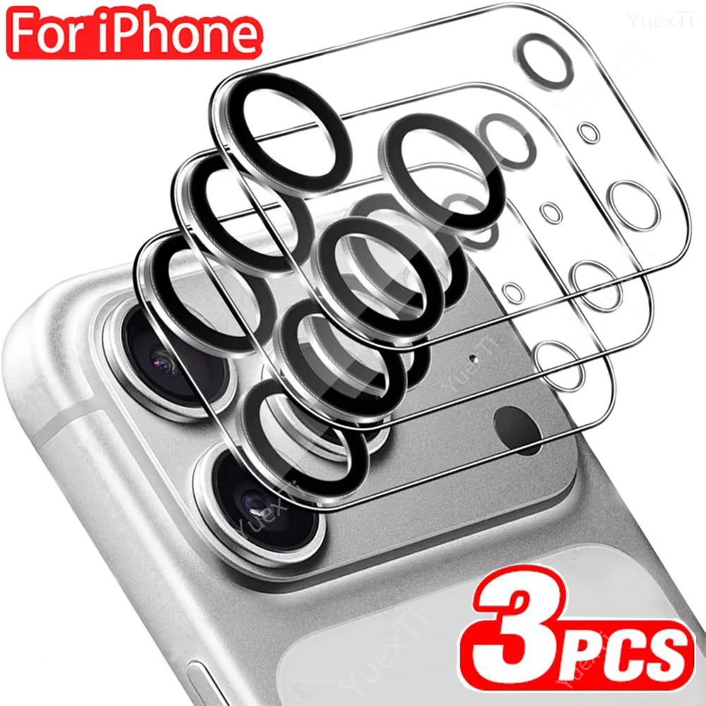 Triple Camera Lens Protector Set - 9H HD Transparent Acrylic Lens Shield