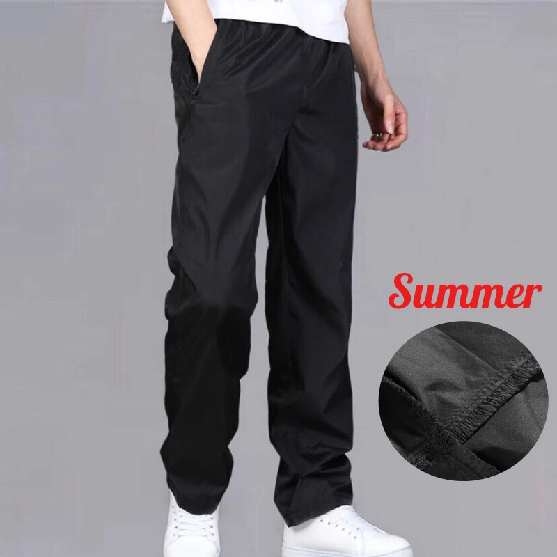 blue cargo pants Summer Winter Sweatpant Trousers Autumn Plus Velvet Warm Pant Quick-drying Sportswear Loose Wear-resistant Thick Pant For Men blue cargo pants Cargo Pants