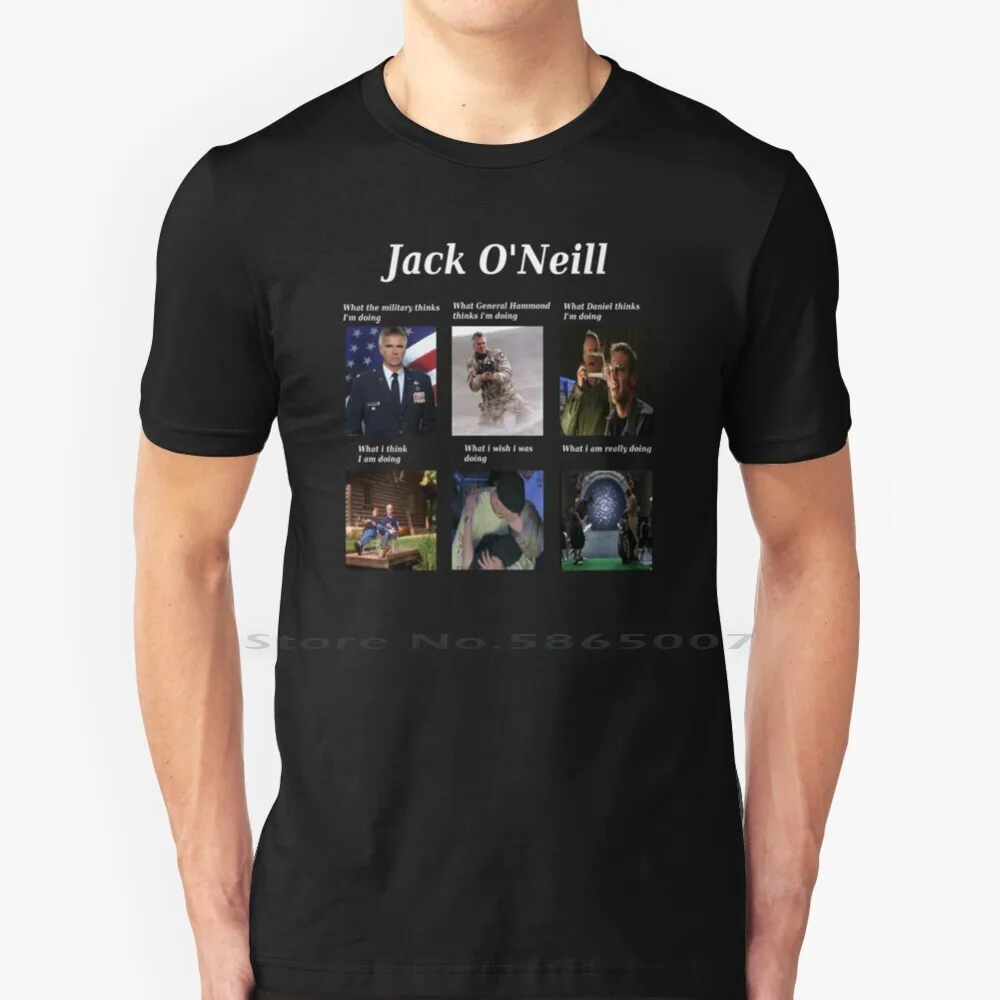 Футболка с надписью What Jack Is Doing 100% хлопок Stargate Sg1 Джек Ричард Дин Андерсон макгивер