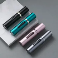 Bouteille de parfum rechargeable Portable de 5ml, avec pompe à parfum en Spray, Mini récipient cosmétique de voyage, atomiseur 6