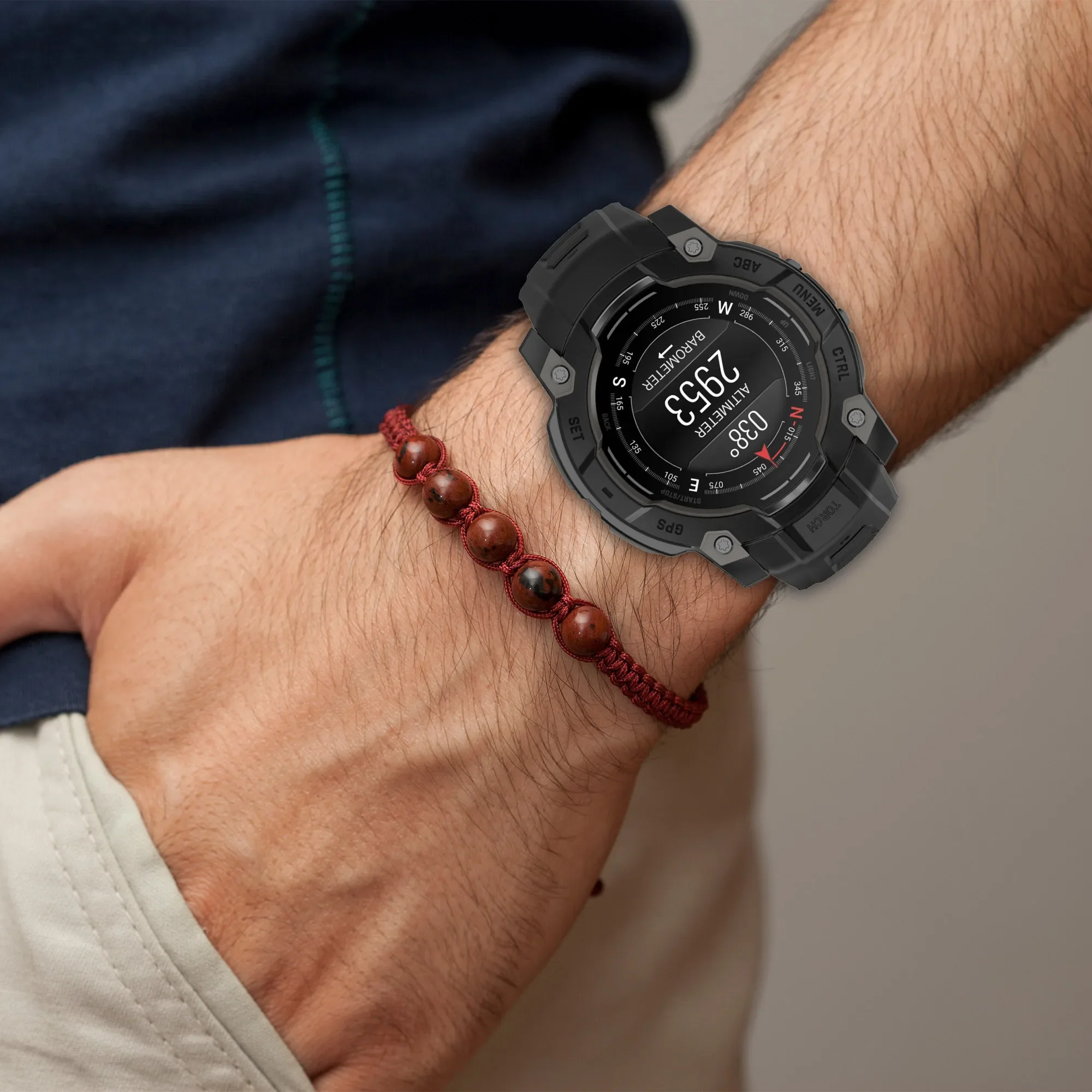 Breathable Sporty Silicone Loop Watch Strap