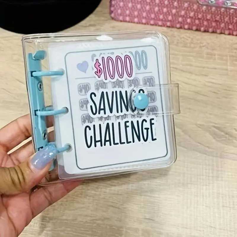 Ultimate Savings Challenge Binder with Durable Glossy Envelopes - Perfect Christmas Money-Saving Gift