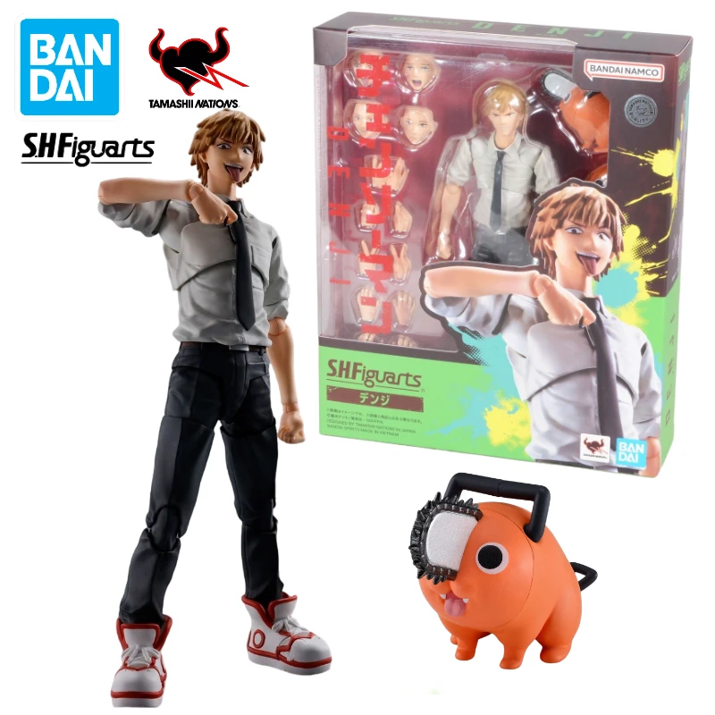 

Искусственная полоса S.H. Фигуртс SHF Denji покита нормальный Костюм Аниме экшн-фигурка игрушка подарок модель Коллекционирование хобби