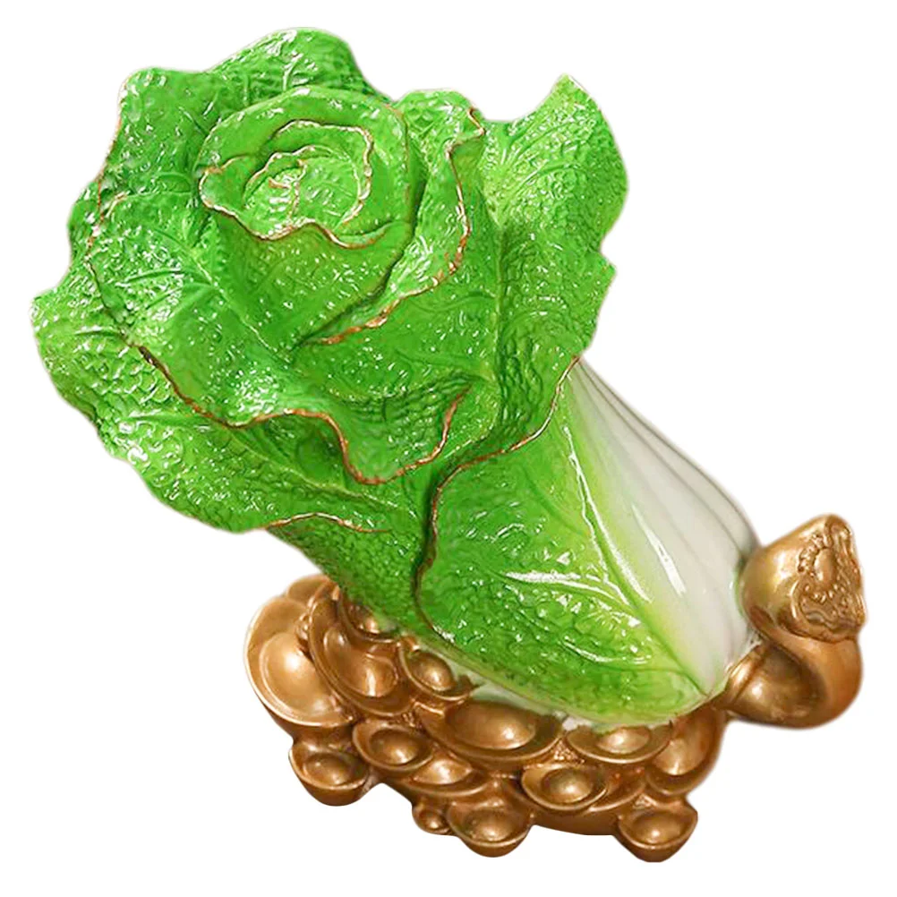

Household Xhinese Style Decoration Novelty Chinese Cabbage Statue Ornament Housewarming Gift