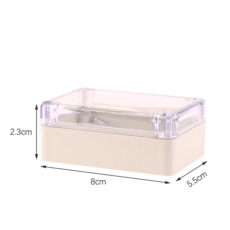 Electronic Enclosure Case Electrical Box 1Pc Plastic Waterproof Transparent Outdoor Alarm Box Enclosure Security Module Shell DIY Project Electronic