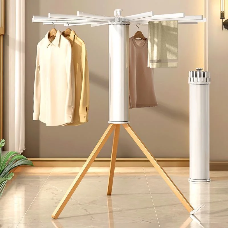 

Convenient Hangers For Clothes Folding Design Socks Multi-function Laundry Rack Stable Windproof Clothes Drying Rack