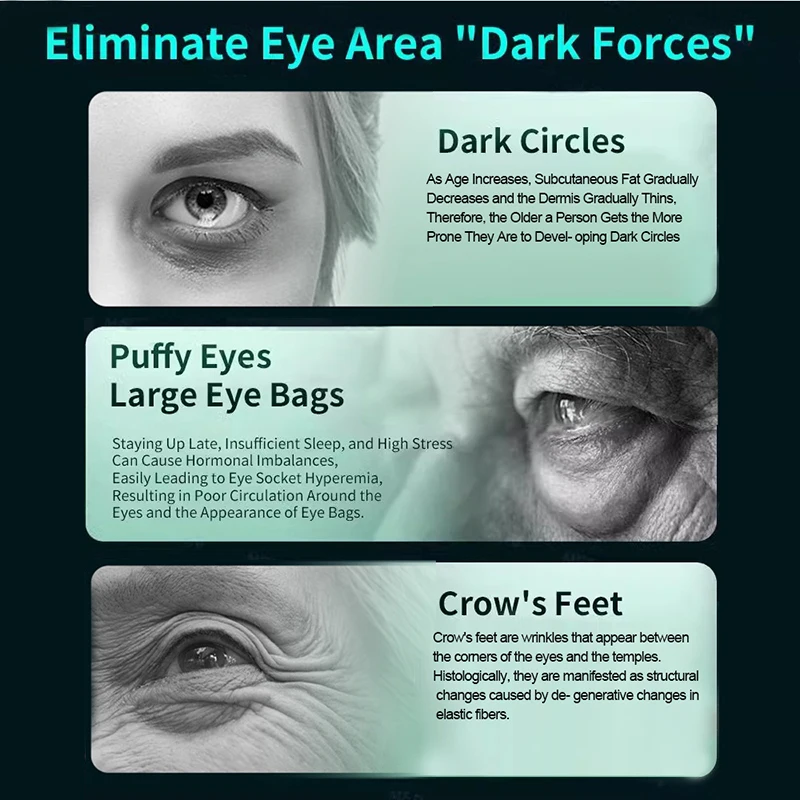 NEW 3D Eye Massager Eyes Microcurrent Pulse Relax Fatigue Relief Lighten Dark Circles Beauty Skin Eye Care Smooth Eye Fine Line