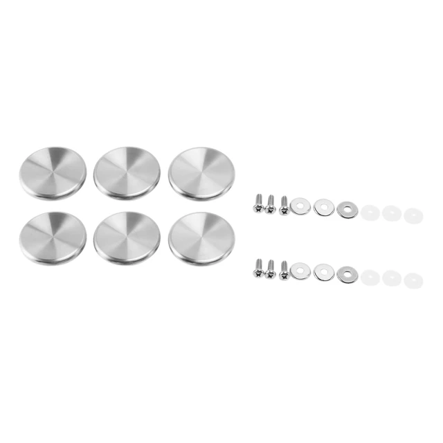 6pcs Bouton de four hollandais, bouton de remplacement de couvercle de pot  en acier inoxydable pour / pour aldi / pour lodge, pot à bouton