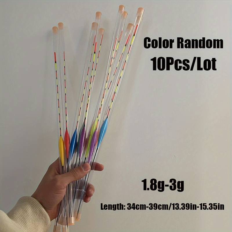 10pcs/Lot Fishing Floats Set Buoy Bobber Fishing Light Stick Floats Fluctuate Mix Size Color Float Buoy For Fishing Accessories