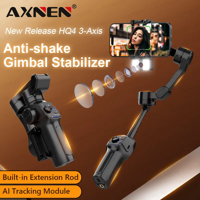 I Smart AI Tracking Gimbal Stabilizer For IPhone With Wireless