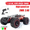 1:14 RC Car 2.4Ghz High Speed Off-road Racing Remote Control Car Vehicle Electric Monster Truck Crawlers Toys for Children Boys 1