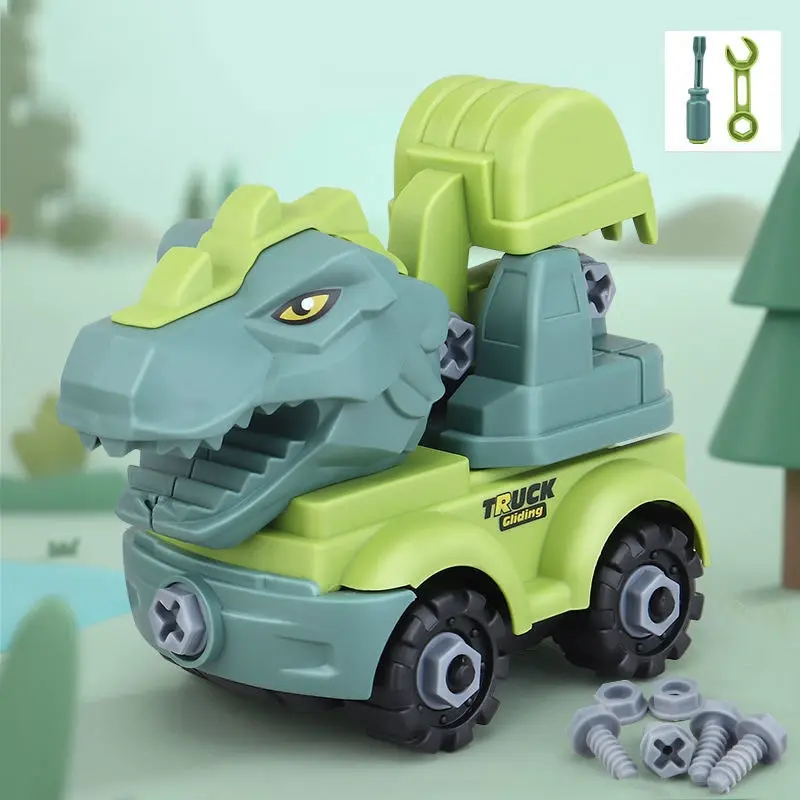 Dinosaurs Construction Toys Detachable And Self Loading Exercise Children's Hands On Abilities
