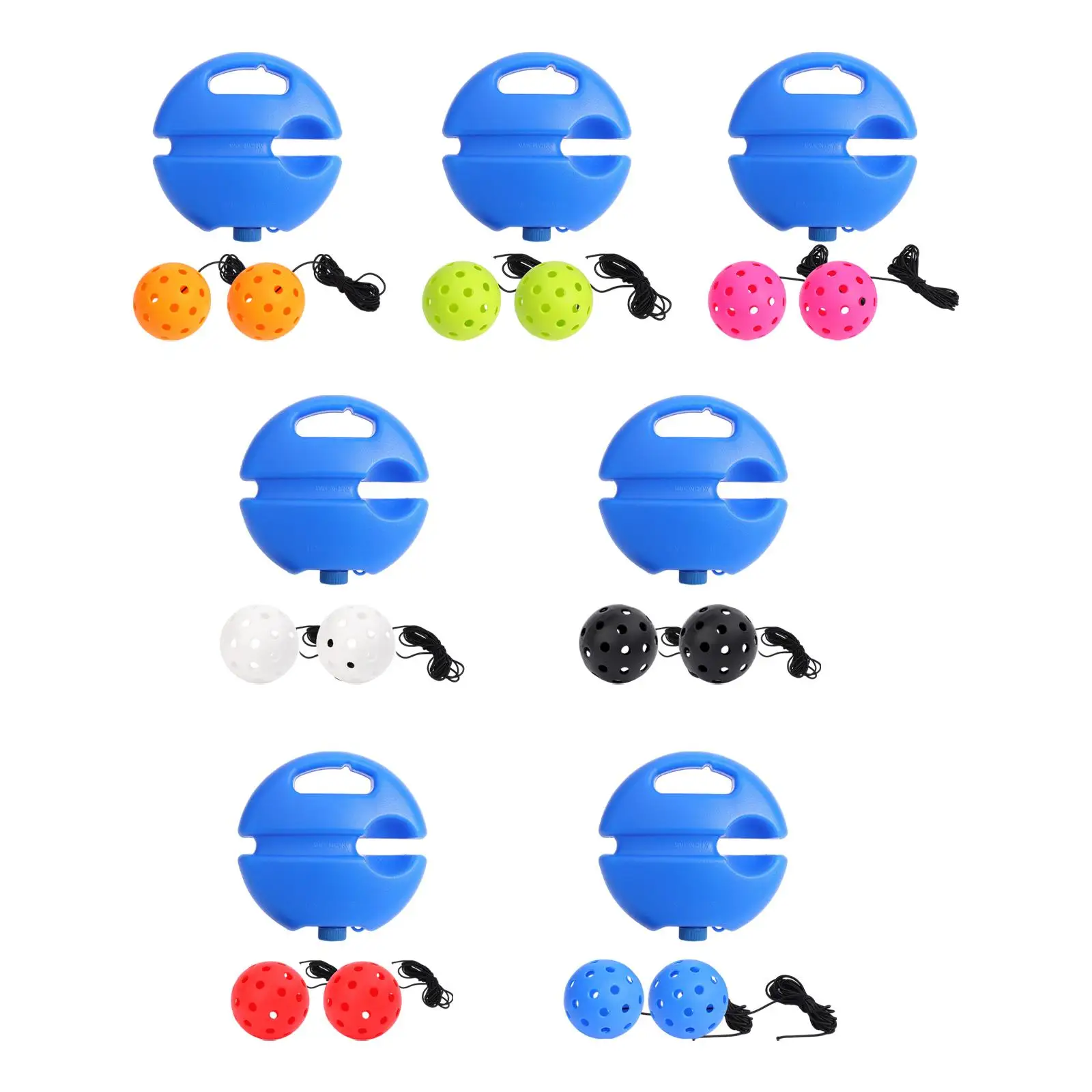 

Pickleball Trainer Pickleball Rebounder Self Study Portable with 40 Holes