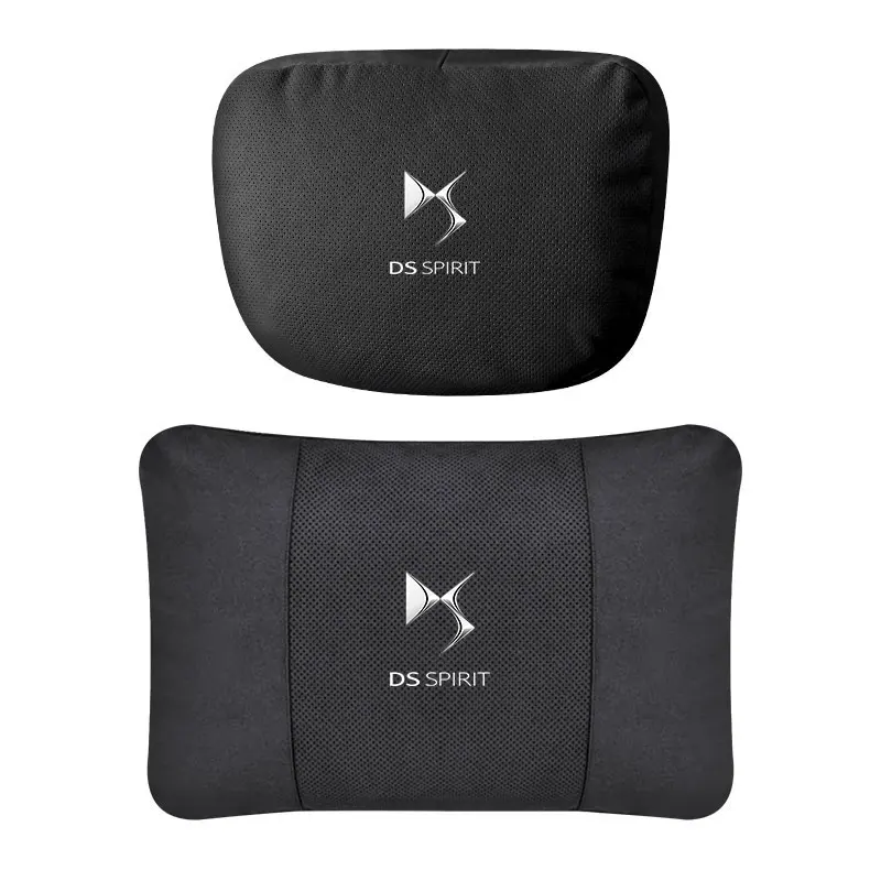 

Car Suede Neck Pillow Headrest Waist Seat Support For Citroen DS SPIRIT DS3 DS4 DS4S DS5 5LS DS6 DS7 DS