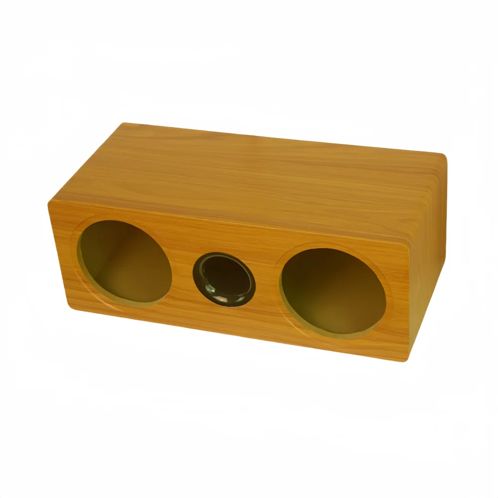 4-inch Dual Speaker Empty Box Wooden Shell DIY Modification