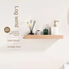 Bathroom Shelves，Wood bathroom shelf wall without drilling, Seasoning Board shower Storage Rack，No drill bathroom shelf 3