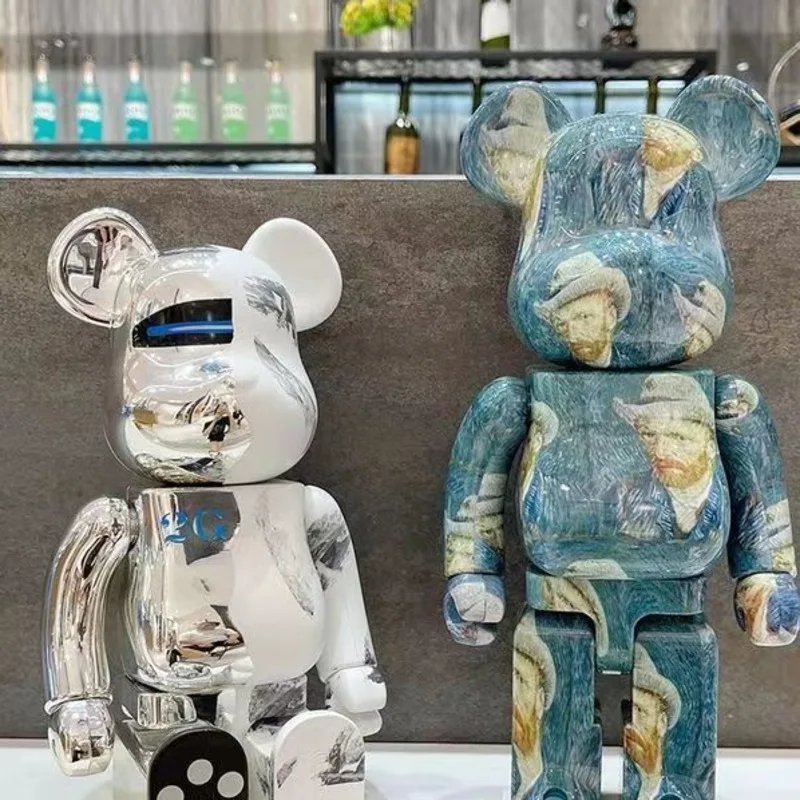 Bear bricks 400 피규어 베어브릭 28cm, 베어브릭, 반 고게스 베어브릭, 데이프트 펑크 2G 입상, 화이트 문