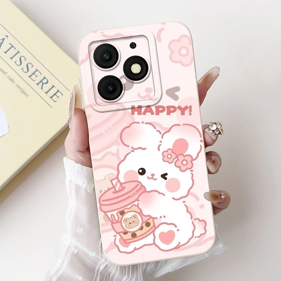 Cute Fashion Cartoon Soft TPU Phone Case - Stylish Protective Back Cover Bumper