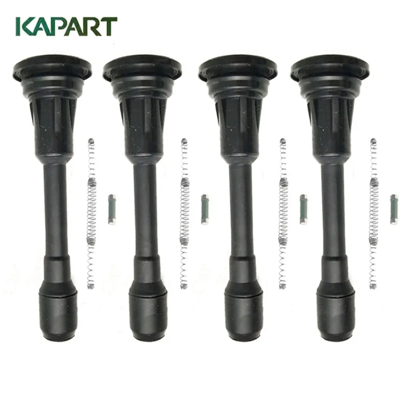 4pcs Ignition Coils pack boot For Nissan Altima Rogue Sentra Versa