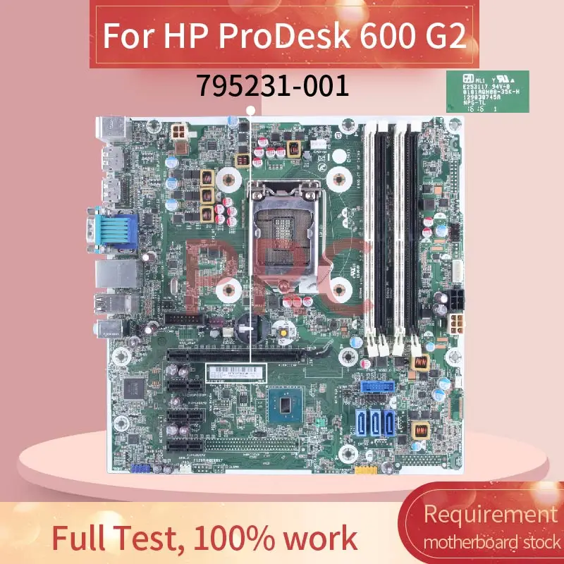 para hp Prodesk 600 g2 Placa-mãe de Mesa 795231001 E253117 0101aqh0835k-h Mainboard