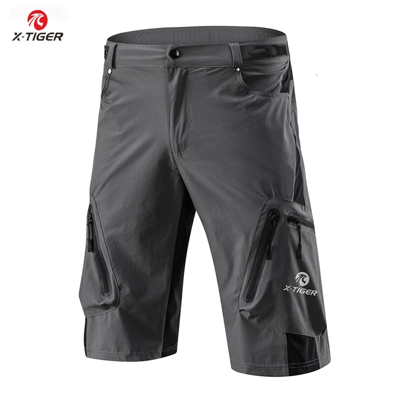 X-TIGER Men's Mountain Bike Shorts Cycling Shorts MTB Quick Dry Lightweight X-Tiger Men\u0027s Mountain Bike Shorts Bicycle Cycling MTB Shorts