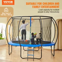 VEVOR Trampoline Heavy Trampoline with Jumping Mat and Spring Cover Padding Outdoor Recreational Trampolines for Kids Adults 2