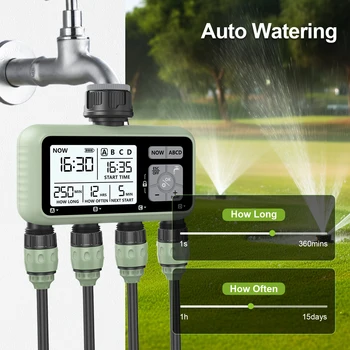 Eshico HCT-379 intelligente elettronico digitale automatico Timer dell'acqua all'aperto casa giardino prato serra sistema di irrigazione 1