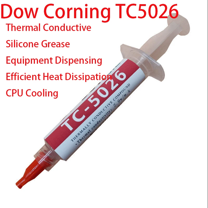 미국 다우 코닝 TC-5026 열 전도성 실리콘 그리스, CPU 열 노트북, 높은 열 전도성 실리콘 그리스