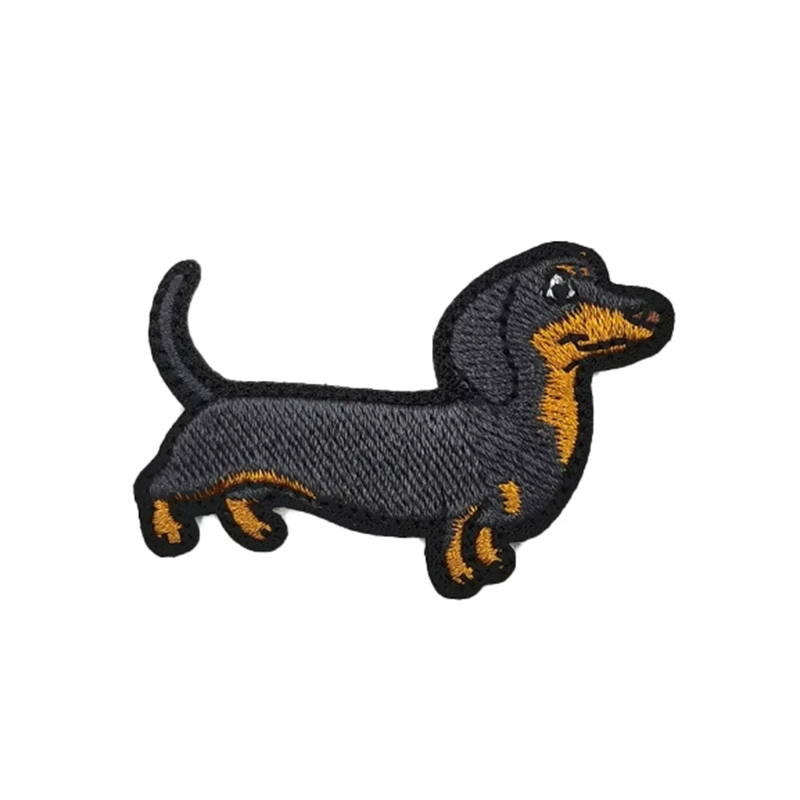 Cute Cartoon Puppy Embroidery Patch Pet Animal Pattern Backpack Morale Armband Decoration Iron on Patches For Clothing Appliques tactical patch