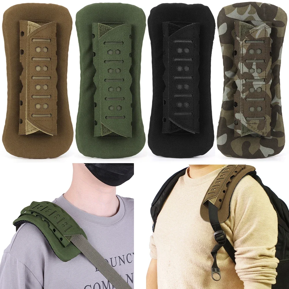1/2Pcs Tactical Vest Shoulder Pad Shoulder Strap Pad  Cutting Mesh Shoulder Cushion Pad Breathable for Hunting Vest