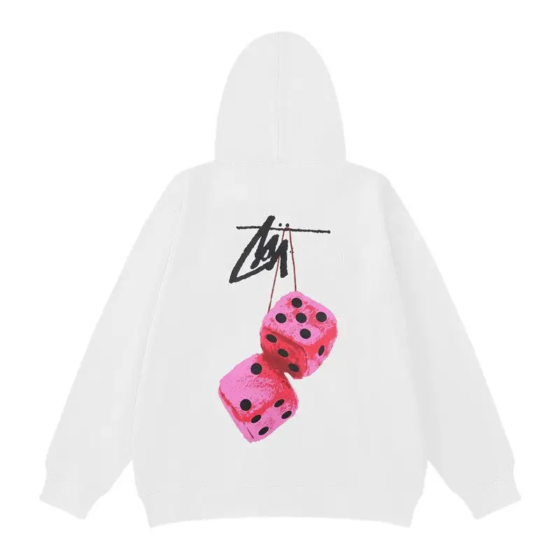Japanese Trendy Brand Letter Printing Men's and Women's Pure Cotton Hoodie Trendy Fashion Outdoor Sports Crew Neck Sweater