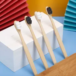 10PC Ultra-fine Soft Hair Eco Friendly Travel Toothbrush Soft Fiber Nano Manual Toothbrush Oral Hygiene Care Tools