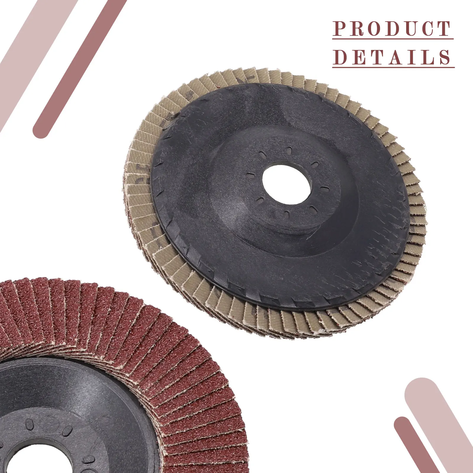 

Louver Blade for Angle Grinders Red Sand Grinding Polishing Wheel Flap Discs Suitable for Welding Scars and Corner Burrs